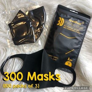 300 New Comfortable Reusable Face Masks